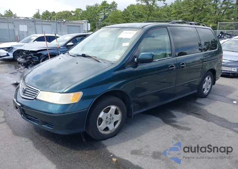2000 Honda Odyssey Ex from USA, damaged, VIN 2HKRL186XYH515874